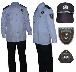 經典保安襯衫保安套裝襯衣 成都龐哲服裝廠 西服,職業裝,工作服,勞保服,t恤文化衫,現貨工